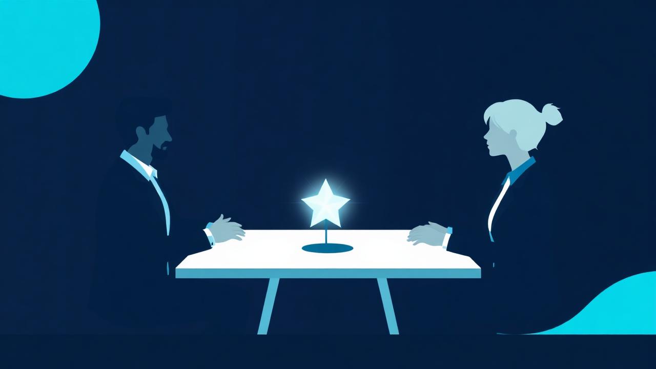 Behavioral interview with star symbol